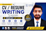 design a professional resume and modern CV layout